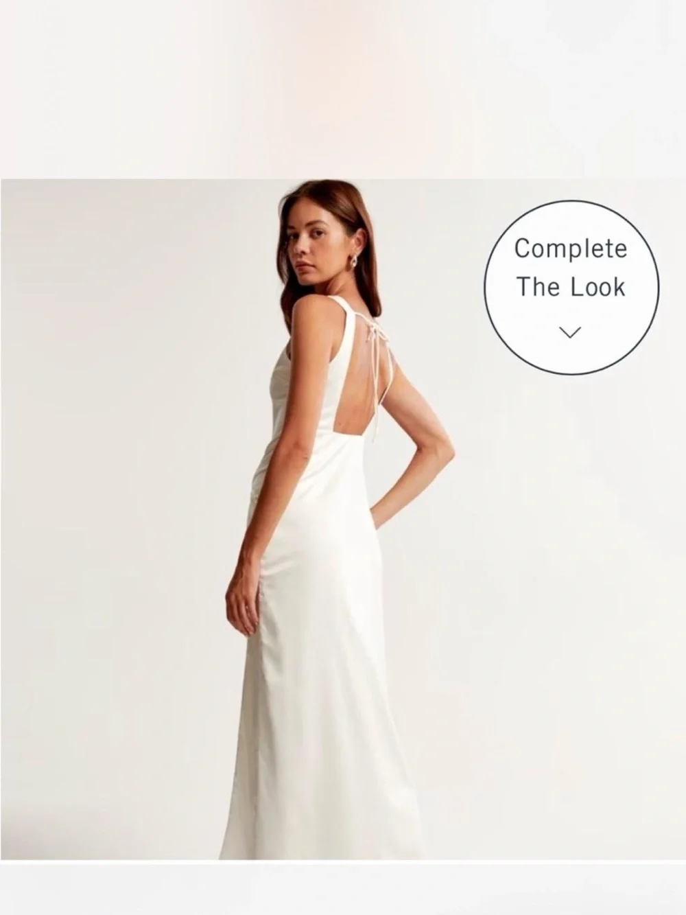Abercrombie White Maxi Dress